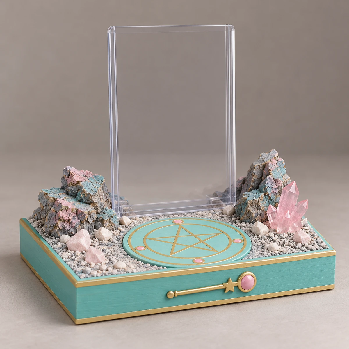 Dark Magician Girl handcrafted diorama — Enchanted Garden