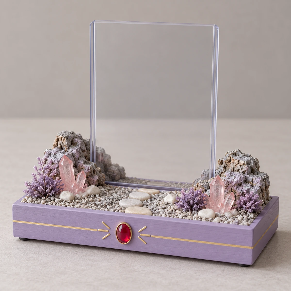 Espeon handcrafted diorama — Crystal Garden